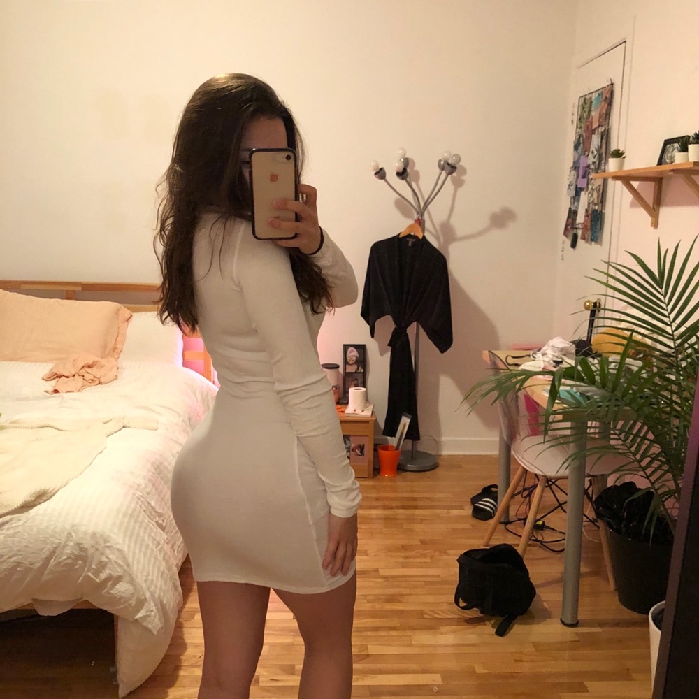 White dress.